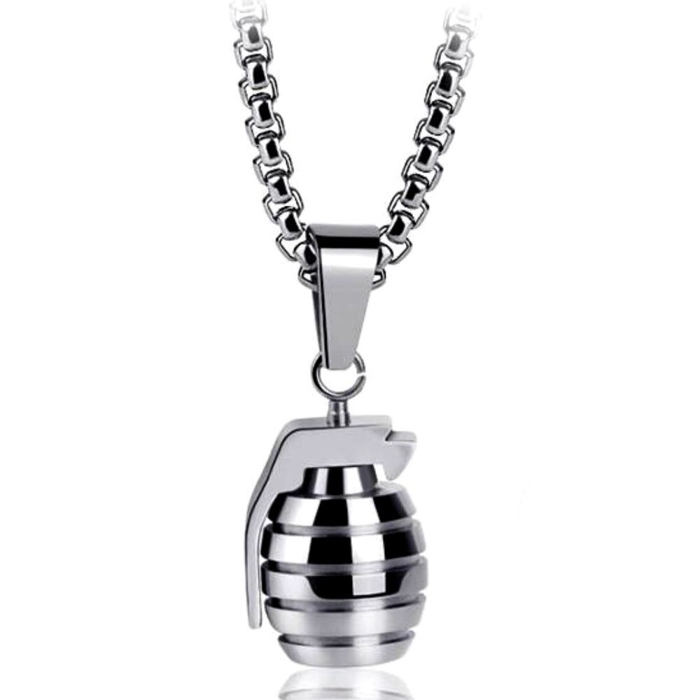 ❤️Custom Unique Hand Grenades Necklace , N90201P115 - Picture 2 of 4